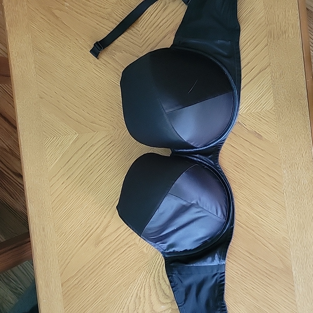 Bra black strapless cacique 38H